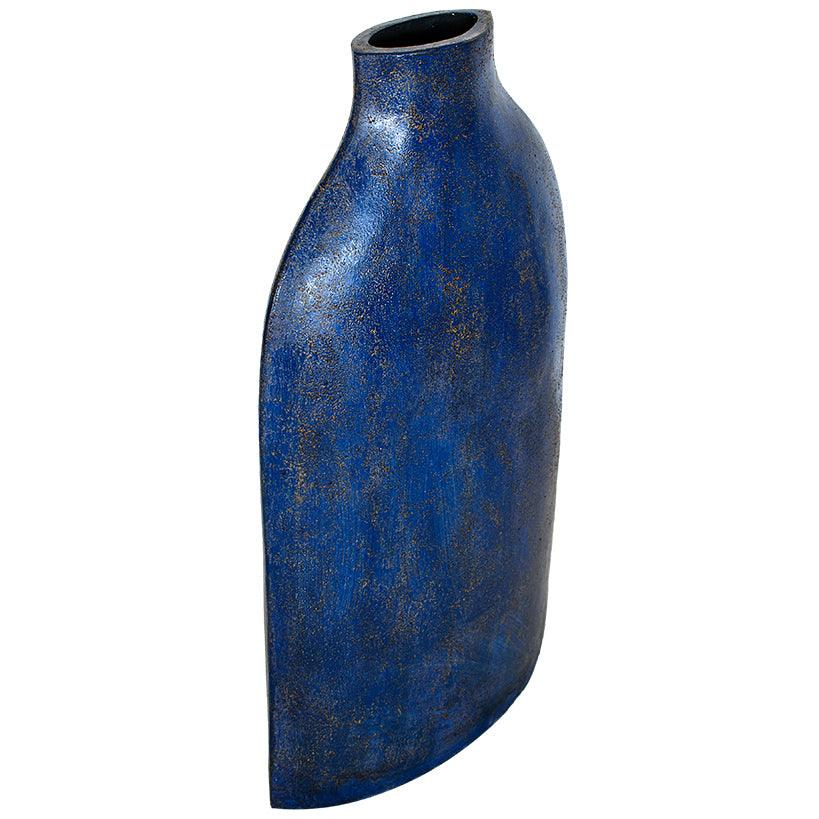 DEEP BLUE TERACOTTA POT LARGE - Chora Mykonos