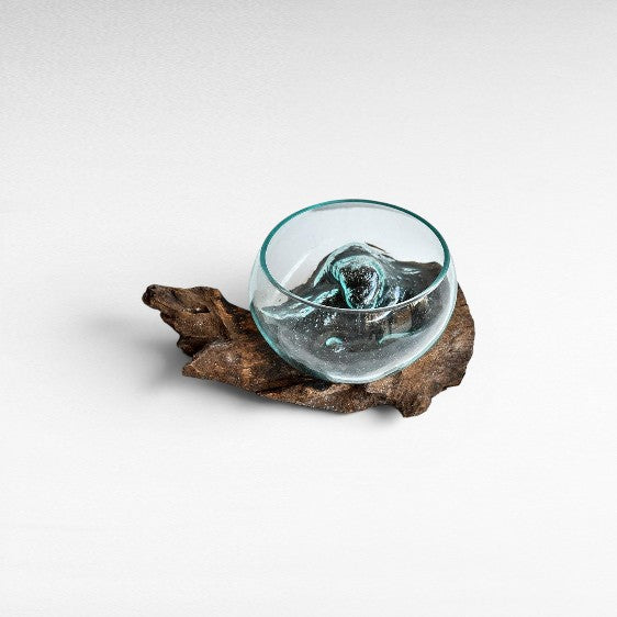 STAND BOWL GLASS - Chora Barefoot Luxury Living