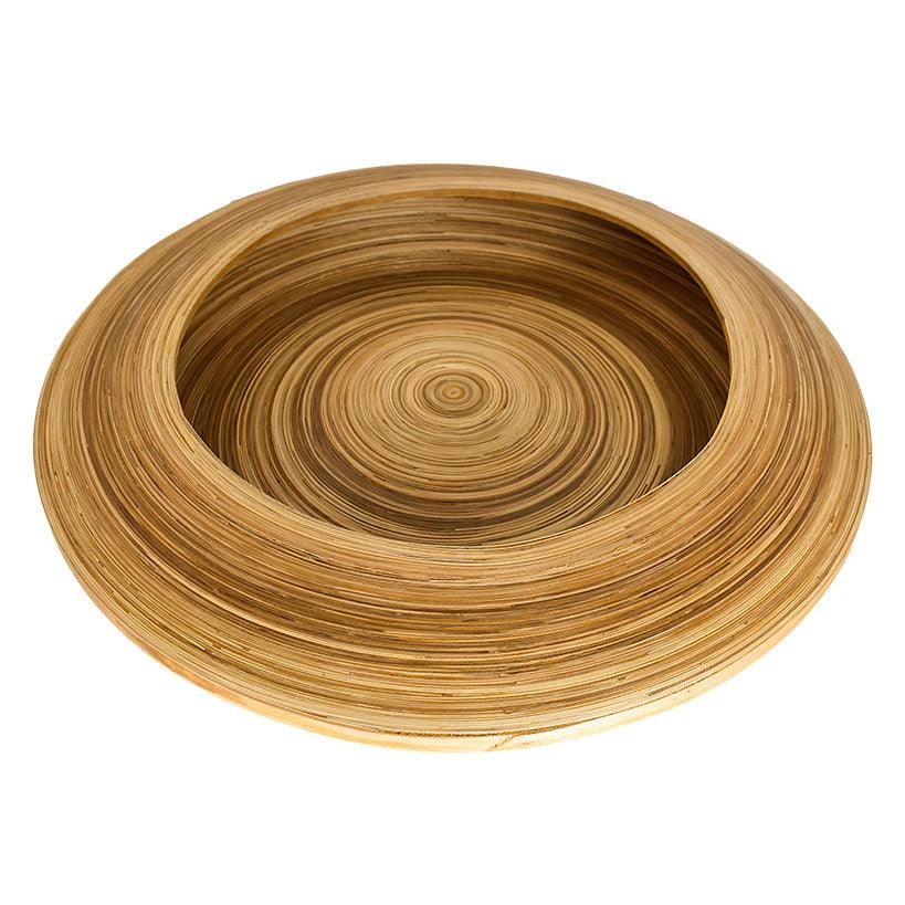 WOODEN ROUND BOWL 60 CM - Chora Barefoot Luxury Living