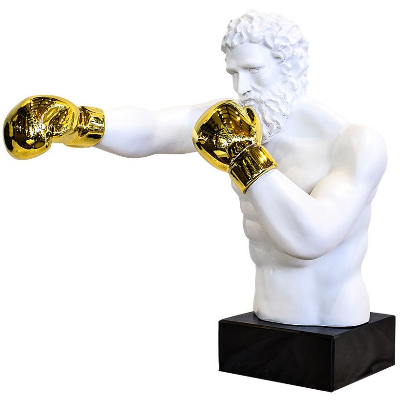 DECORATIVE MALE FIGURE MARBLE AND RESIN 33x56cm - Chora Mykonos