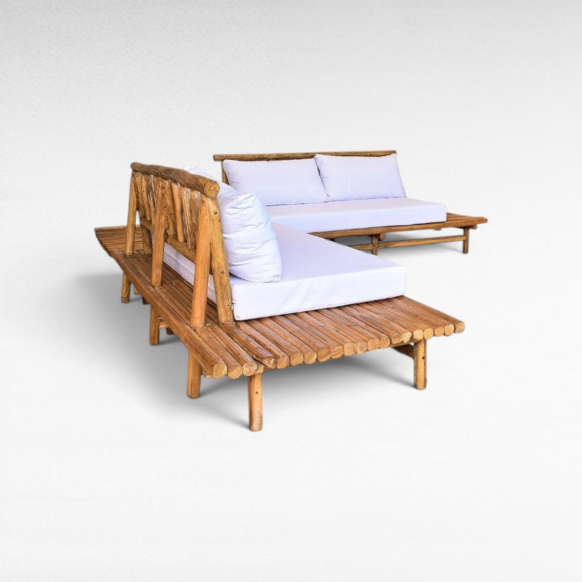 Corner Sofa with Mattress - Chora Barefoot Luxury Living