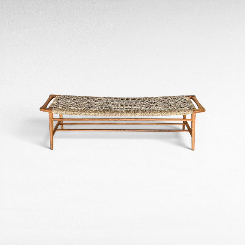 BENCH TEAK WOOD - Chora Mykonos