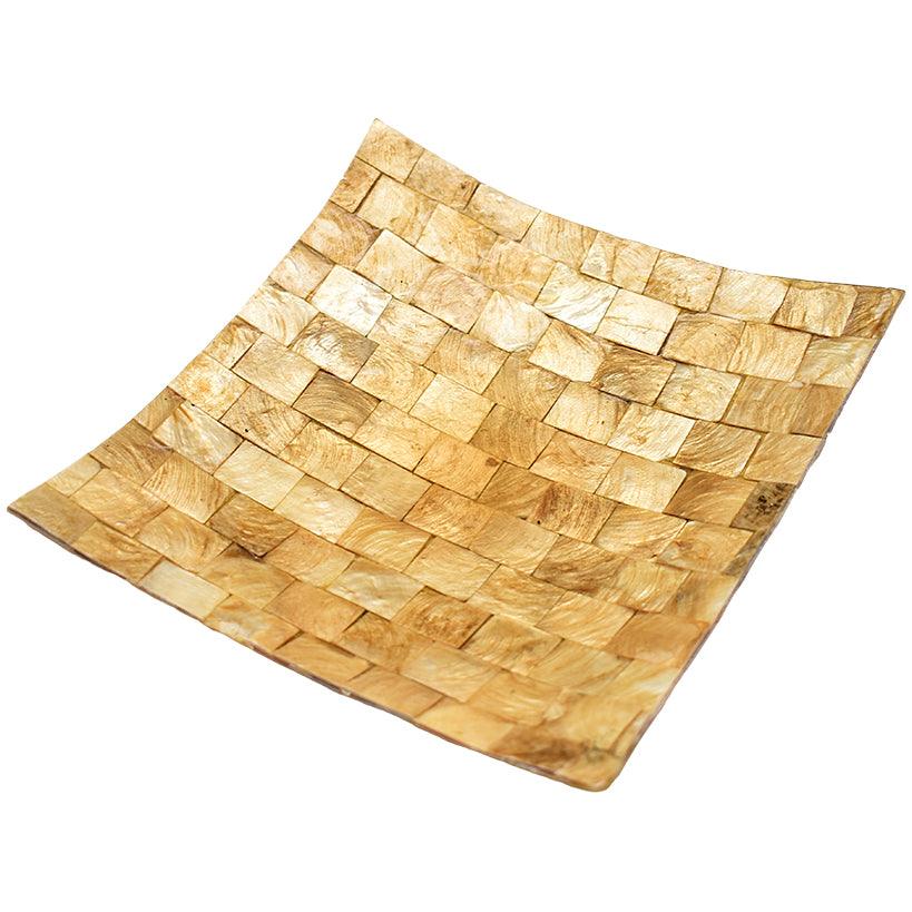 TRAY GOLDEN SQUARE - Chora Mykonos