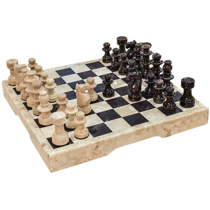 CHESS SET MARBLE - Chora Mykonos
