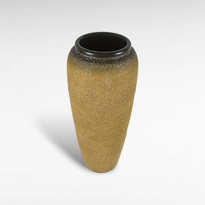 CERAMIC PLANTER WITH ENAMEL PAINTING Φ40 |Η90 CM