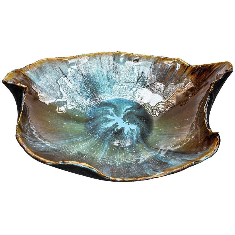 HANDMANDE PORCELAIN WAVE SHAPED - Chora Mykonos