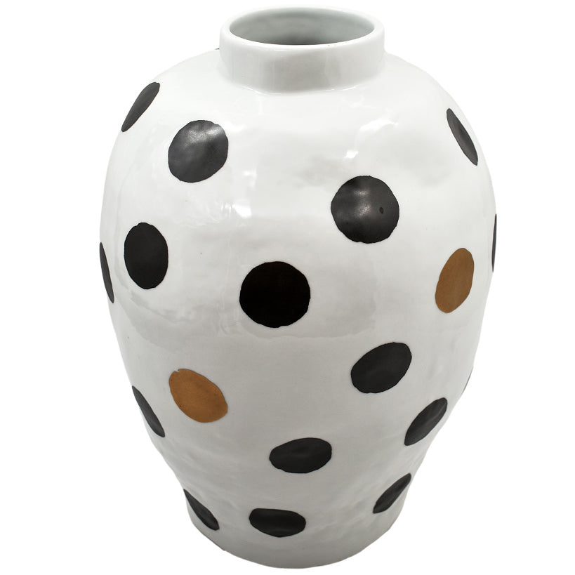 POLKA DOTS LARGE VASE