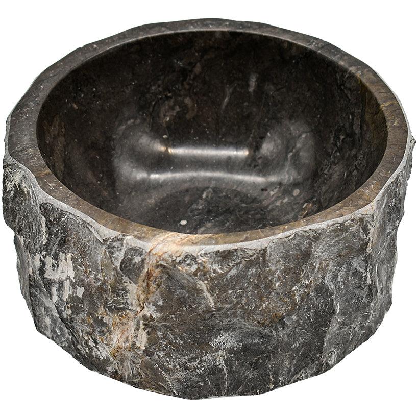 GREY STONE BOWL 17x17x8cm - Chora Mykonos