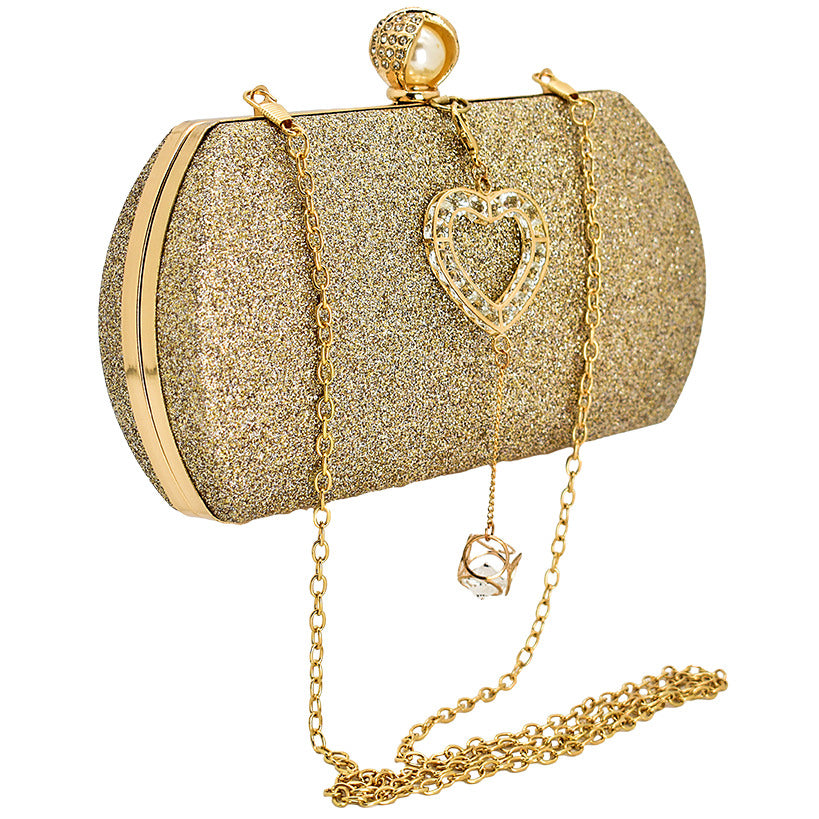 CLUTCH 3 GOLD FABRIC