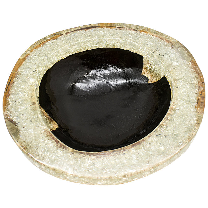 BLACK TEAK RESIN FULL TRANSPARENT 35 CM