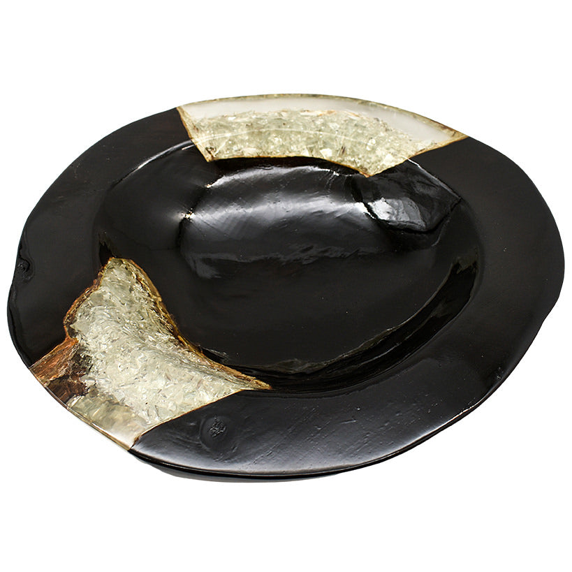 BLACK TEAK RESIN HALF TRANSPARENT 35
