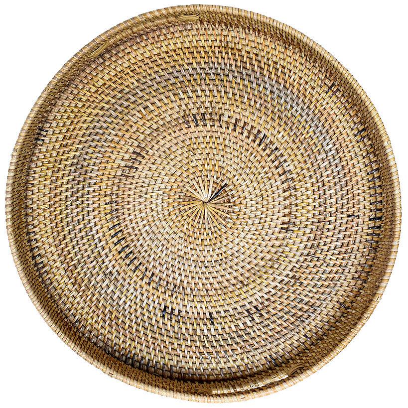 TRAY RATTAN SET OF 3 - Chora Mykonos