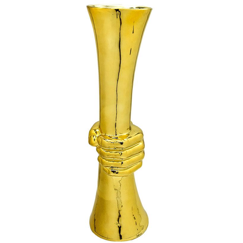 HOLD ME TIGHT VASE GOLD - Chora Mykonos