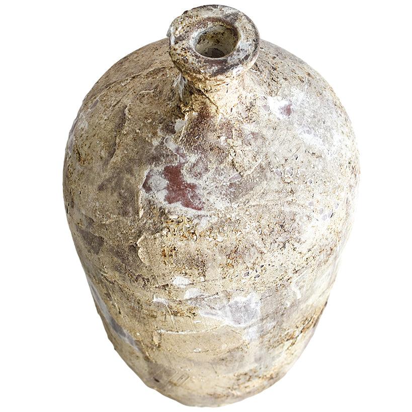 TERRACOTTA BOTTLE WITH ANTIQUE FINISH - Chora Mykonos
