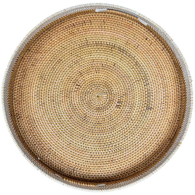 TRAY RATTAN SET OF 3 - Chora Mykonos