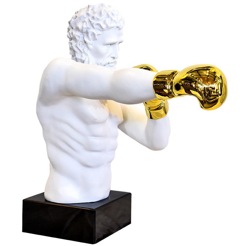 DECORATIVE MALE FIGURE MARBLE AND RESIN 33x56cm - Chora Mykonos