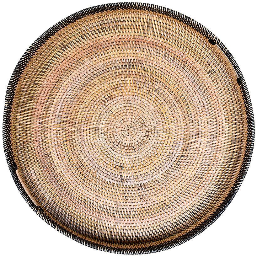 TRAY RATTAN SET OF 3 - Chora Mykonos