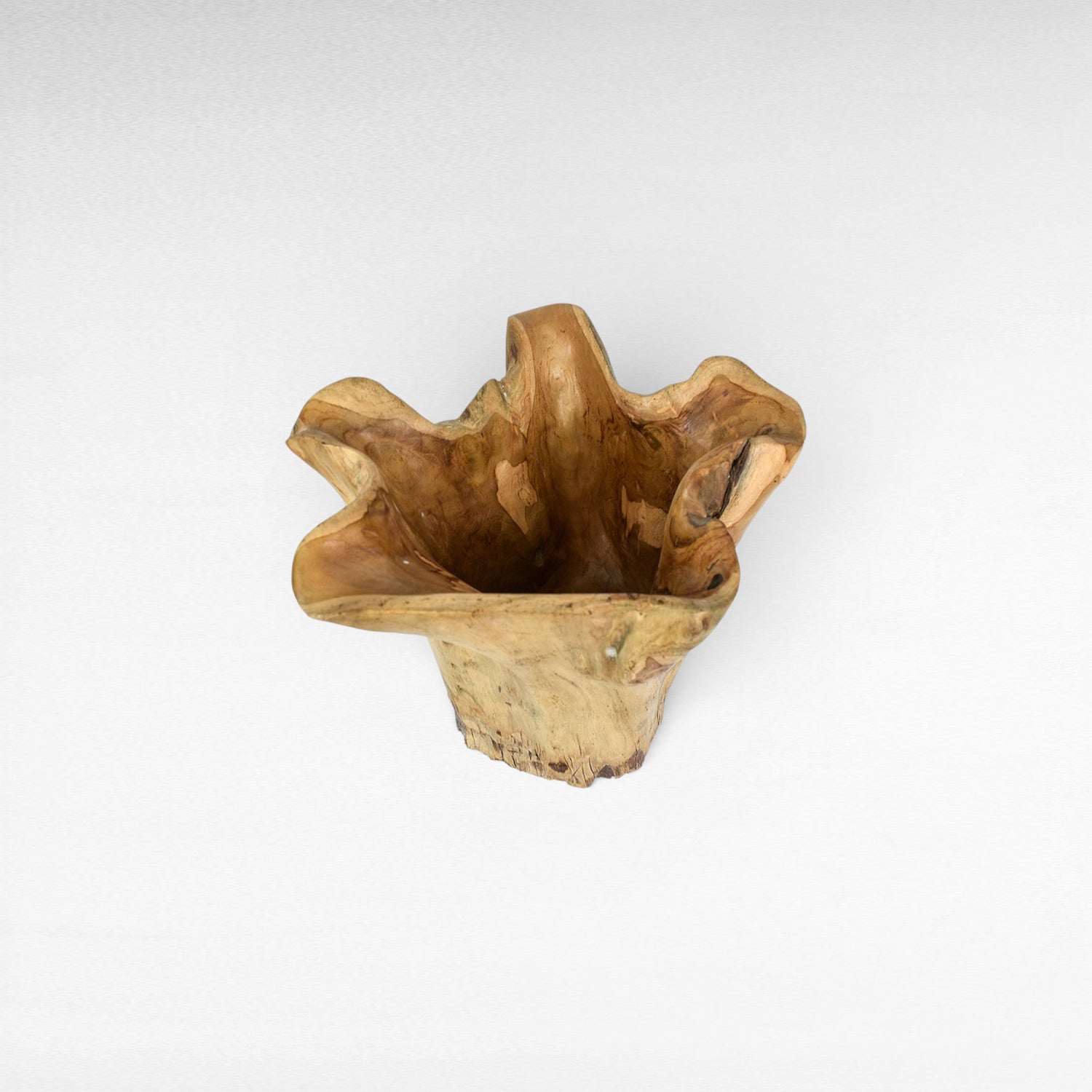 TEAK WOOD BOWL 35X35X40