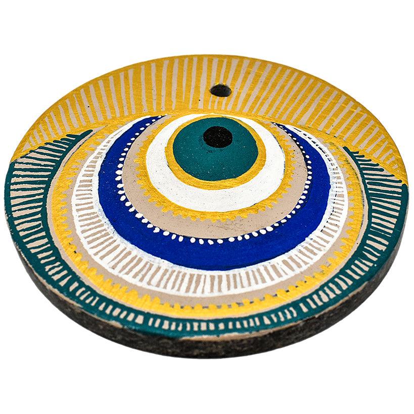 HANDPAINTED STONE CHARM MULTICOLOR - Chora Mykonos