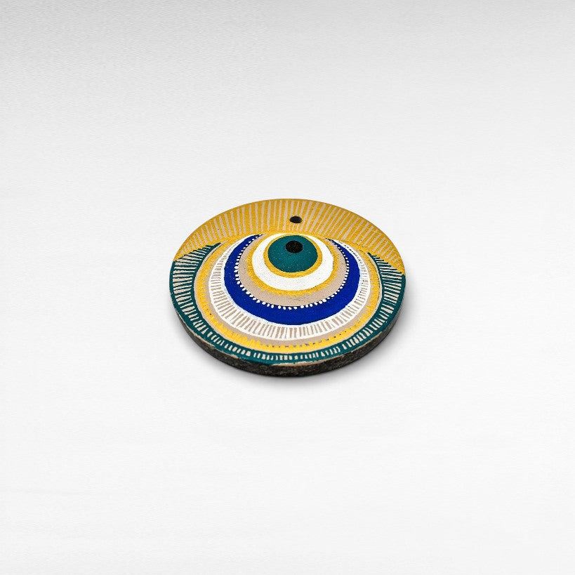 HANDPAINTED STONE CHARM MULTICOLOR - Chora Mykonos