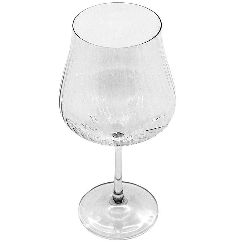 TRANSPARENT STEMMED RED WINE GLASS 600 ML - Chora Mykonos