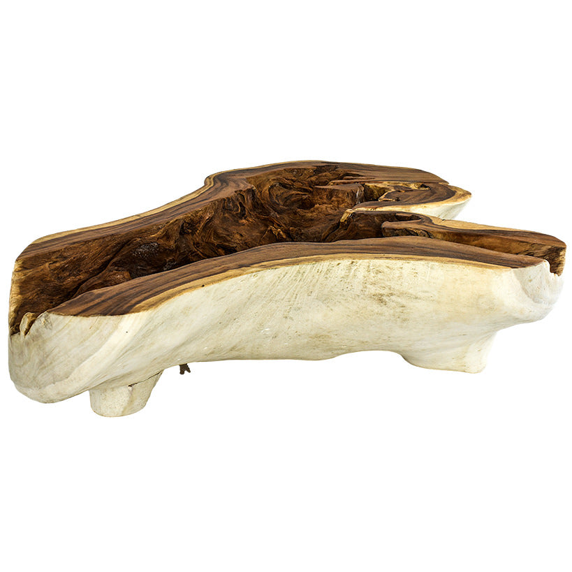 SUAR COFFEE TABLE WITH GLASS 196 X 140