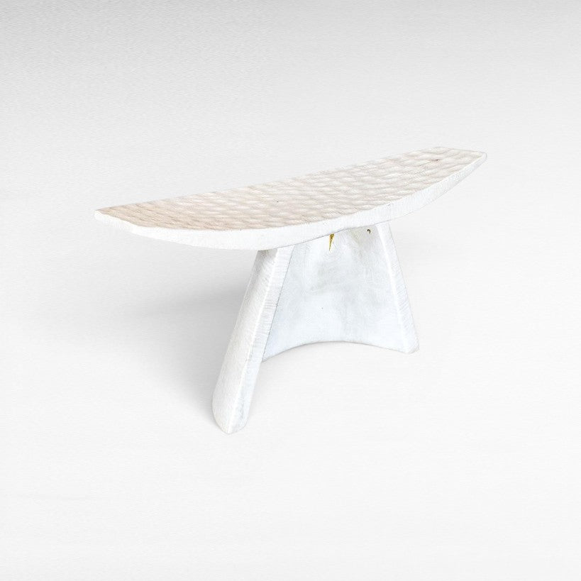 MANGO WOOD BLEACHED STOOL 94x30x42 - Chora Mykonos