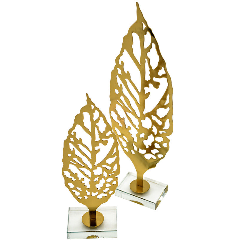 AUTOMN LEAVES SET OF 2 H40 & H30