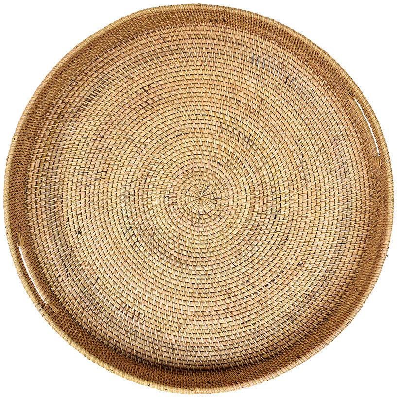 TRAY RATTAN SET OF 3 - Chora Mykonos