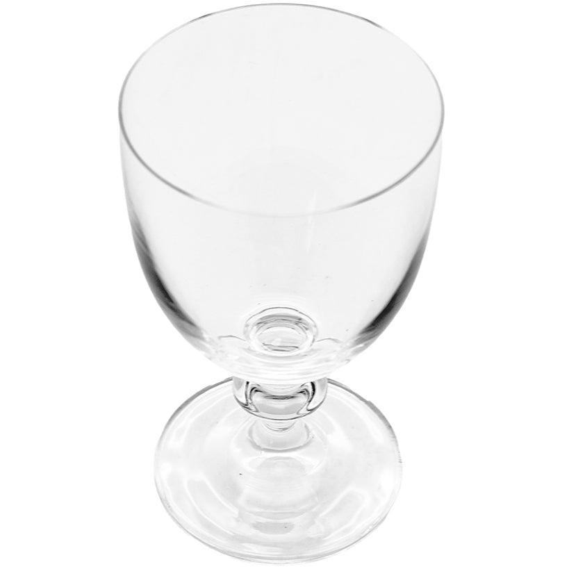 TRANSPARENT STEMMED WATER GLASS 240ml - Chora Mykonos