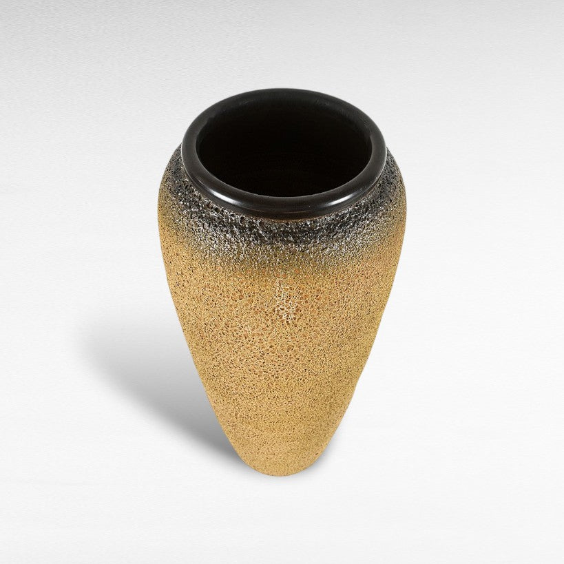 CERAMIC PLANTER WITH ENAMEL PAINTING Φ40 |Η90 CM