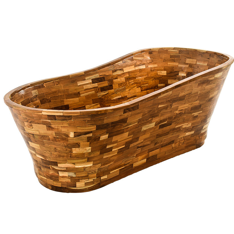 TEAK WOOD BATHTUB