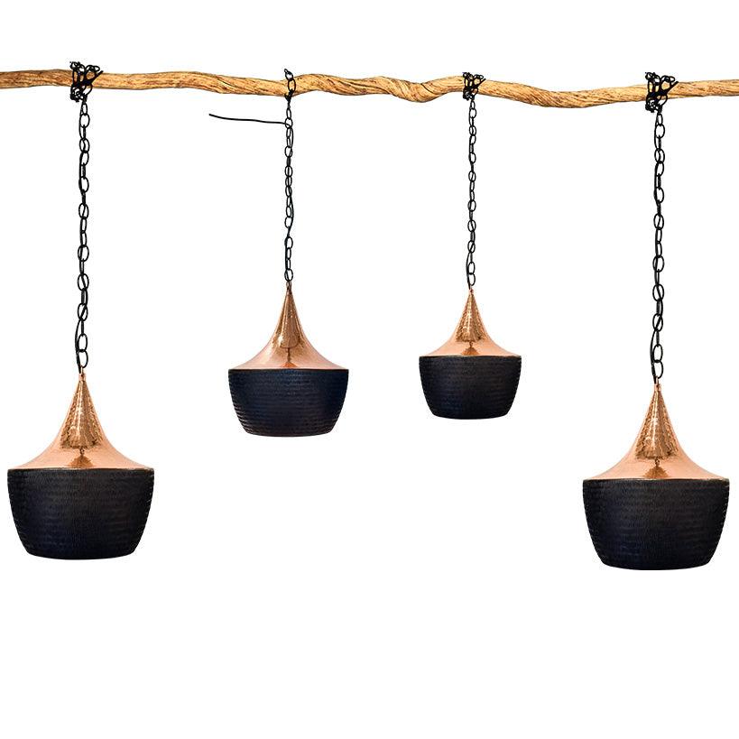 Black & Rosso Pendant Light - Chora Barefoot Luxury Living