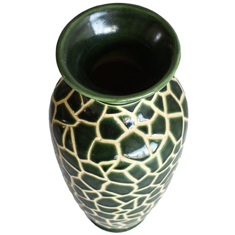 HANDPAINTED VASE - Chora Mykonos