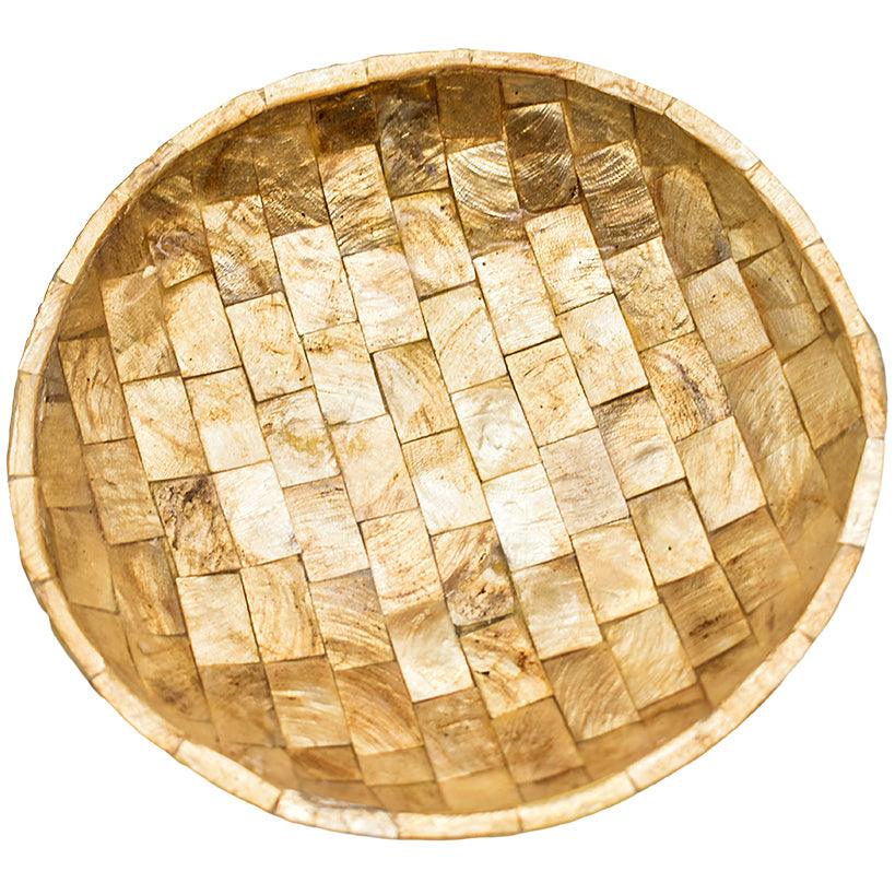 TRAY GOLDEN ROUND - Chora Mykonos