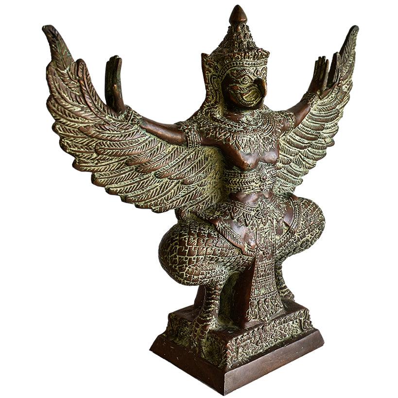 ANTIQUE GARUDA STATUE 35x11x33cm - Chora Mykonos