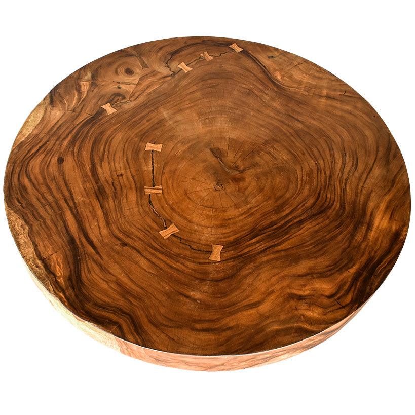 DINING TABLE WITH CARVING - Chora Mykonos