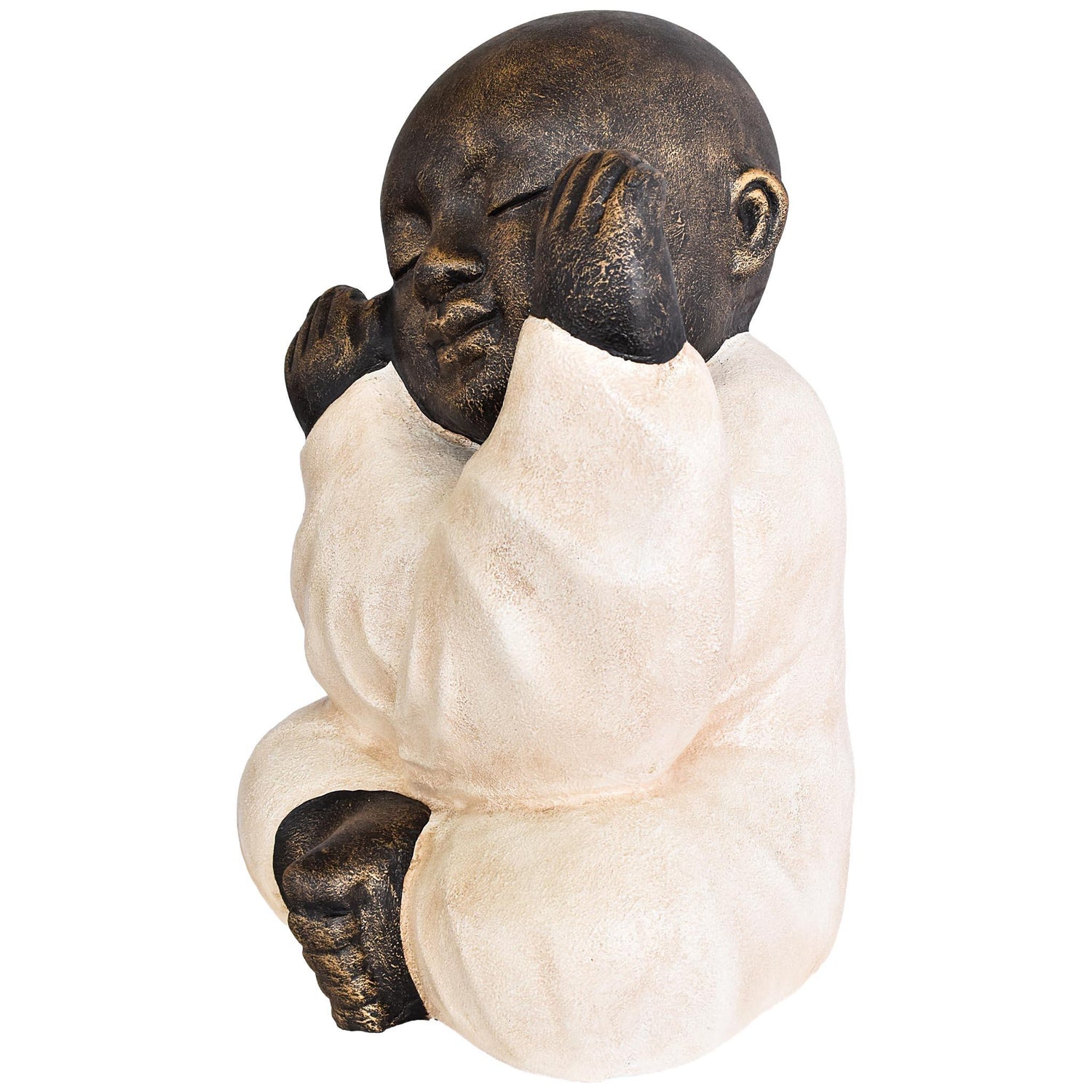 FIGURINE SHAOLIN DEAF FIBER CEMENT - Chora Mykonos