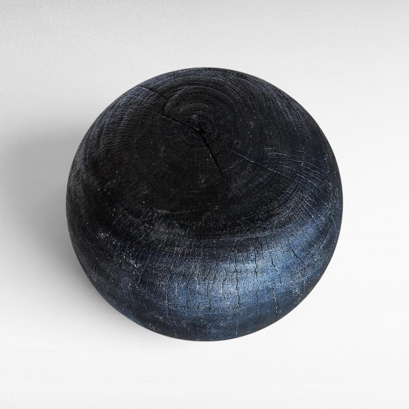 BLACK MANGO SIDE TABLE 55x55x60cm - Chora Mykonos