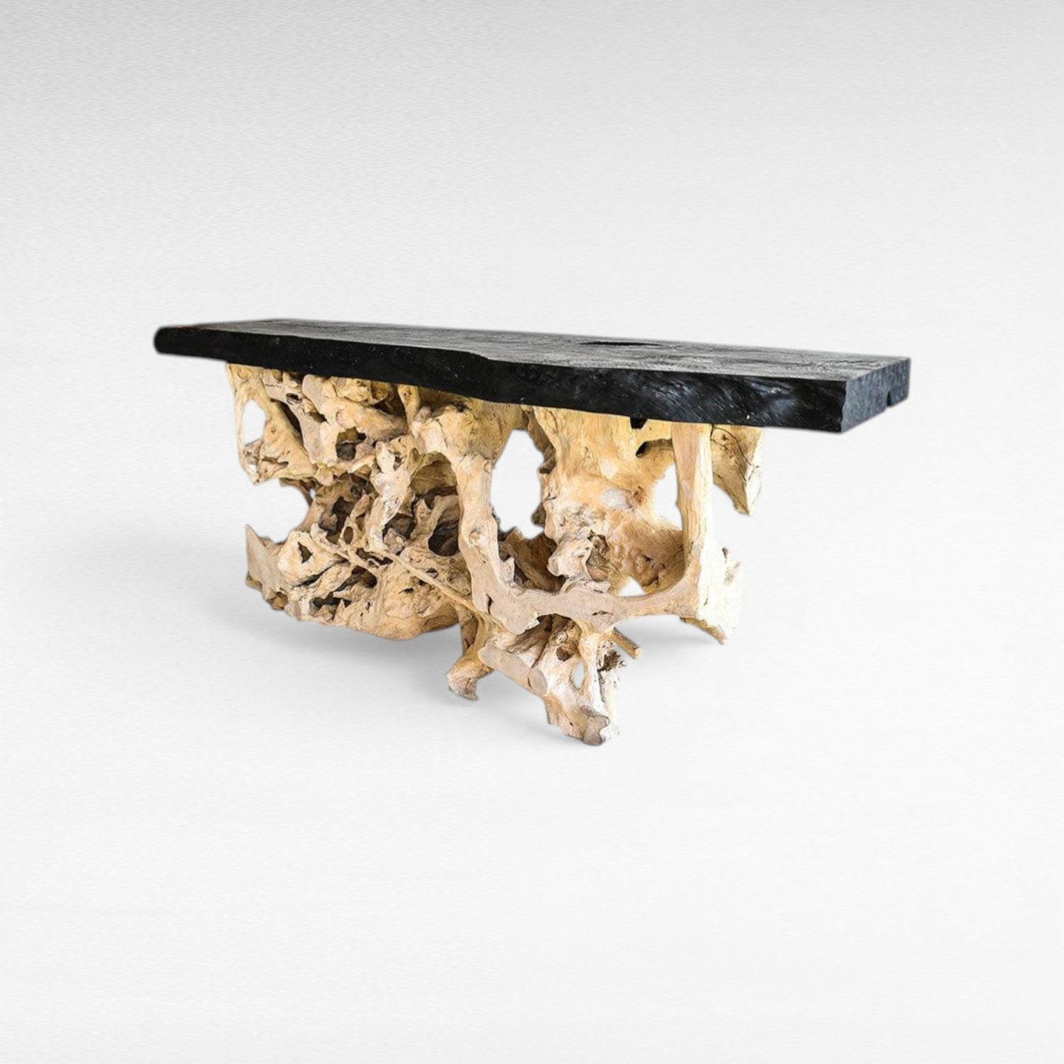 CONSOLE TABLE LYCHEE WOOD - Chora Mykonos