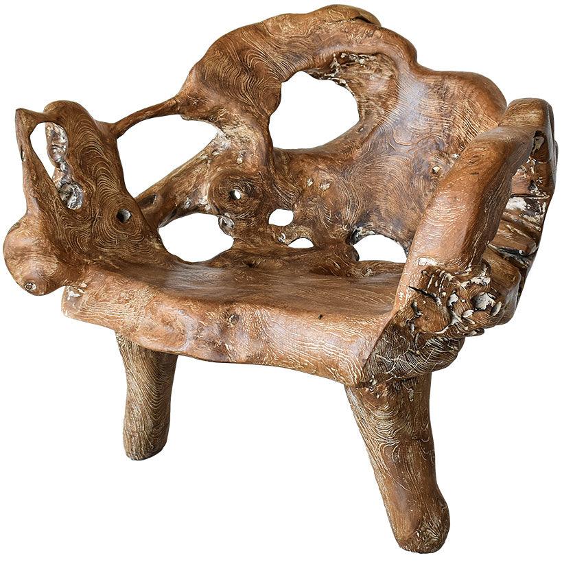 TEAK BENCH - Chora Mykonos