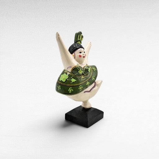 WOODEN BALLERINA 15x9x26cm - Chora Mykonos