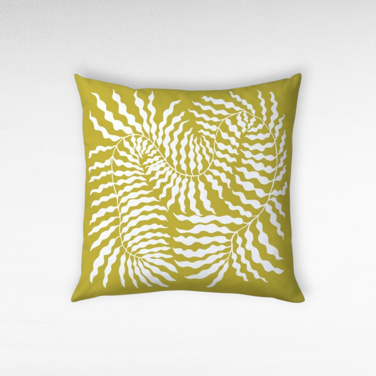 PILLOW NELEUS STRAW GREEN W45 |D45 CM