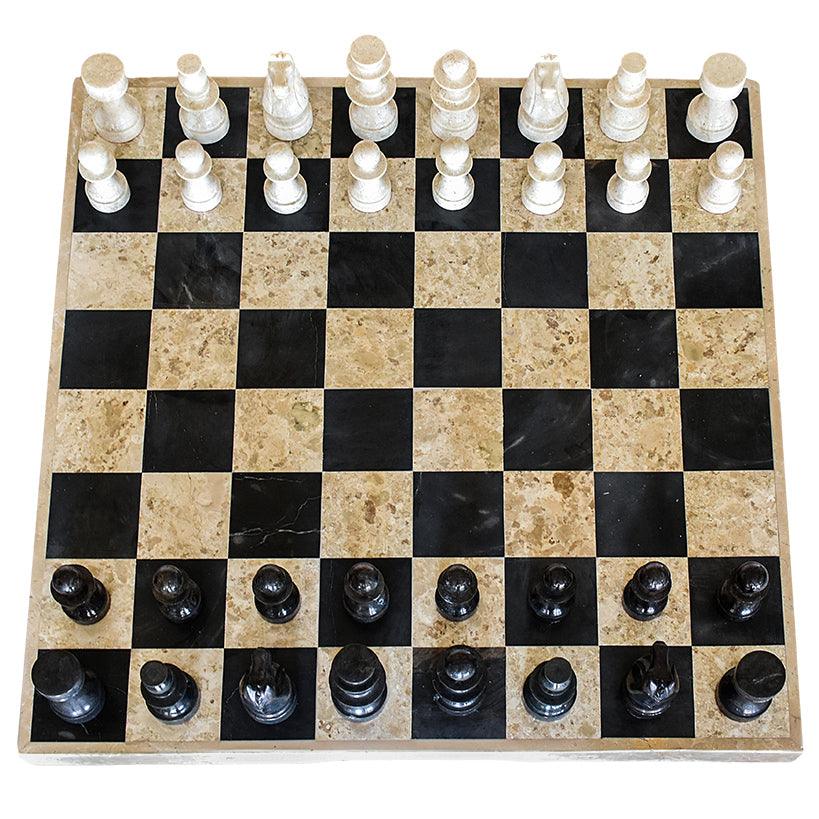 CHESS SET MARBLE - Chora Mykonos