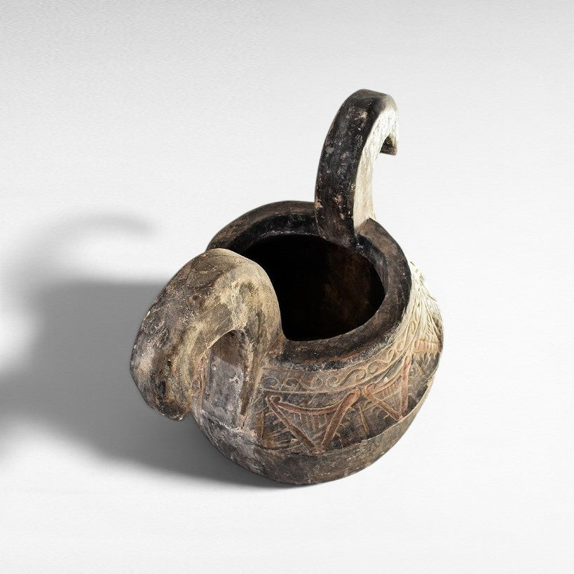 POT ANTIQUE FINISH LARGE - Chora Mykonos