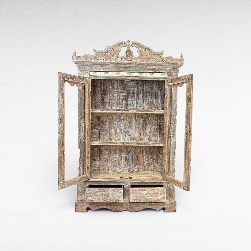 TEAK WOOD BUFFET W150 |D40 |H238 CM