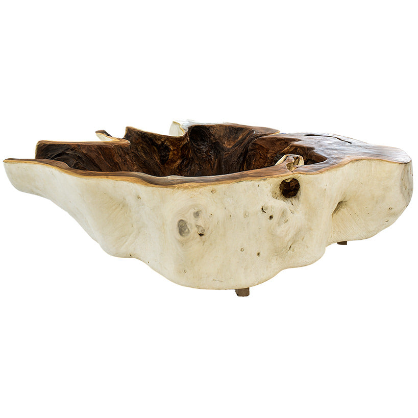 SUAR COFFEE TABLE WITH GLASS 177 X 140