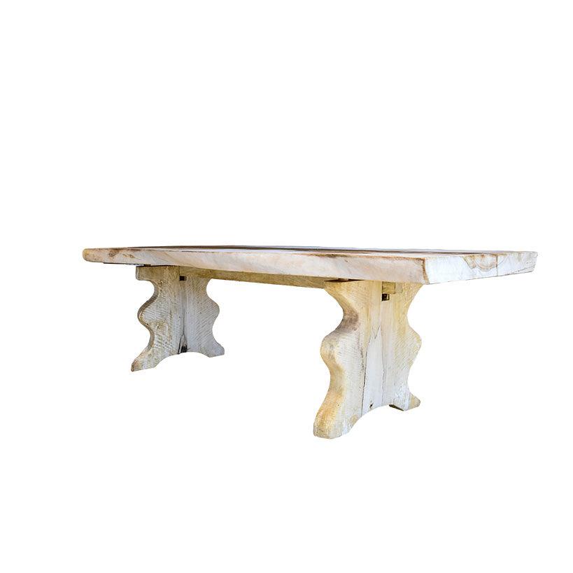 DINING TABLE BLEACHED 335x155x80cm - Chora Barefoot Luxury Living