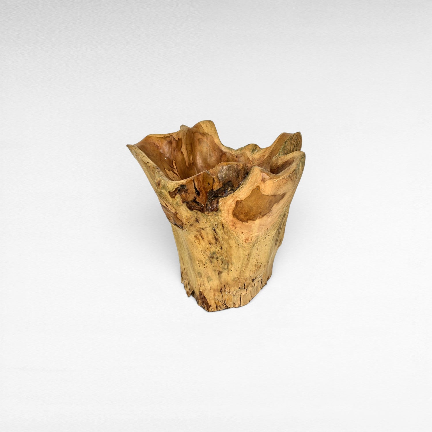 TEAK WOOD BOWL 35X35X40