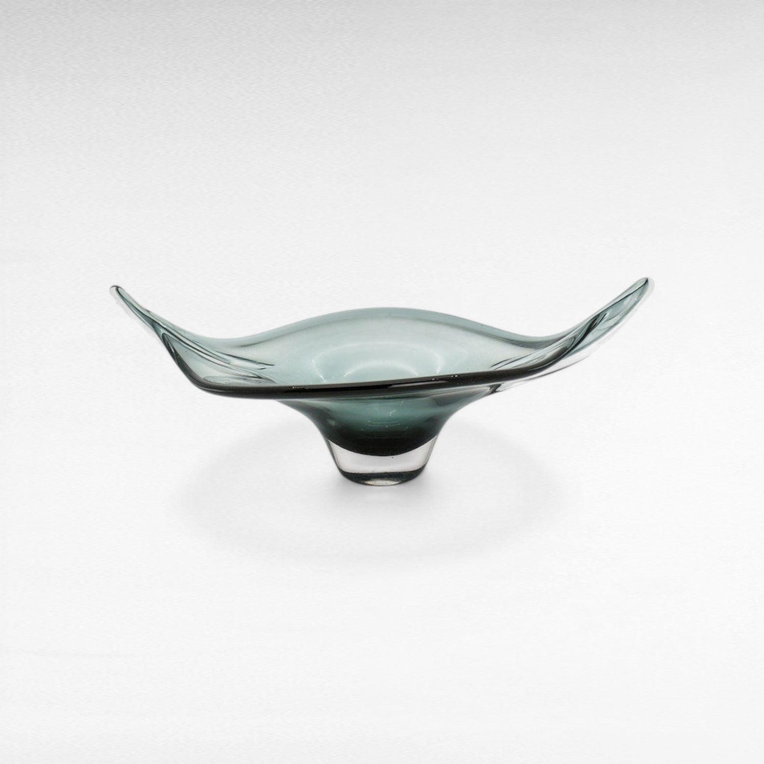 CRYSTAL DECOR BOWL - FOREST GREEN